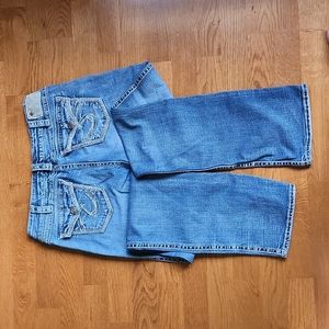 Silver Suki Flap 17" Jeans